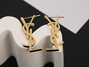 Okify YSL Gold/Silver Patent Earrings 20925 - 4