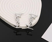 Okify YSL Gold/Silver Patent Earrings 20925 - 3