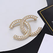 Okify CC Gold Brooch With Pearl And Diamond  - 2