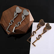 Okify YSL Gold/Silver Heart Earrings  - 1