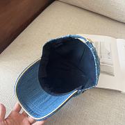 Okify Louis Vuitton Baseball Cap Hat In Blue Monogram - 4