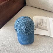 Okify Louis Vuitton Baseball Cap Hat In Blue Monogram - 1