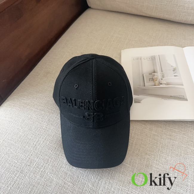 Okify Balenciaga Black Cap 20945 - 1