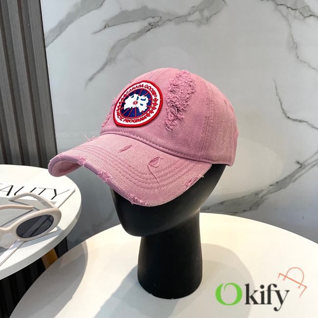 Okify Canada Goose Pink Cap  - 1