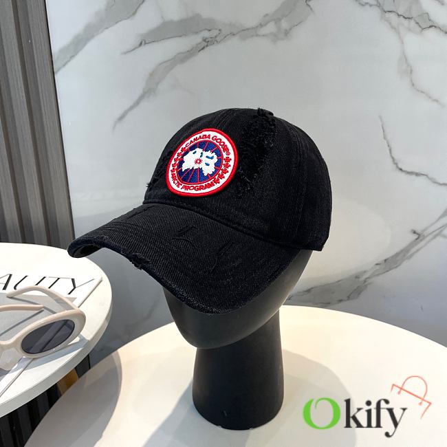 Okify Canada Goose Black Cap  - 1