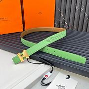 Okify Hermes Swift Epsom Green Belt 24mm 20961 - 2