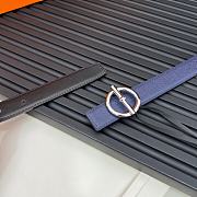 Okify Hermes Swift Epsom Purple Belt 24mm  - 6