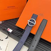 Okify Hermes Swift Epsom Purple Belt 24mm  - 4