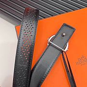 Okify Hermes Swift Epsom Purple Belt 24mm  - 2