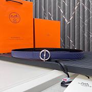 Okify Hermes Swift Epsom Purple Belt 24mm  - 1