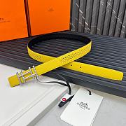 Okify Hermes Swift Epsom Yellow Belt 24mm - 4