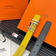 Okify Hermes Swift Epsom Yellow Belt 24mm - 2