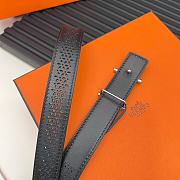 Okify Hermes Swift Epsom Blue Belt 24mm - 2