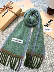 Okify Acne Studios Green Scarf 28x250cm - 4