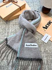 Okify Acne Studios Grey Gray Scarf 28x250cm - 1