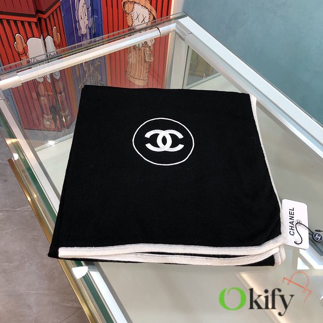 Okify CC Black Cashmere Scarf 200x100cm  - 1