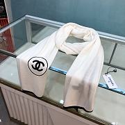 Okify CC White Cashmere Scarf 200x100cm  - 2