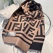 Okify Fendi Wool Scarf 35x180cm 20997  - 1