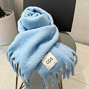 Okify COS Blue Mohair Scarf 30x180 - 3