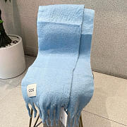 Okify COS Blue Mohair Scarf 30x180 - 2