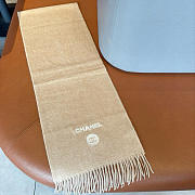 Okify CC Beige Cashmere Scarf 30x180cm 21001 - 3