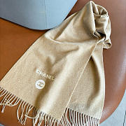 Okify CC Beige Cashmere Scarf 30x180cm 21001 - 2