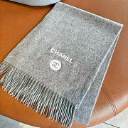 Okify CC Gray Grey Cashmere Scarf 30x180cm 21002 - 3