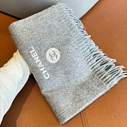 Okify CC Gray Grey Cashmere Scarf 30x180cm 21002 - 2