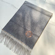 Okify Hermes Gray And Brown Scarf 35x180cm - 5