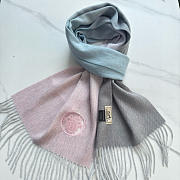 Okify Hermes Gray And Pink Scarf 35x180cm - 2