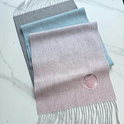 Okify Hermes Gray And Pink Scarf 35x180cm - 3