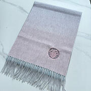 Okify Hermes Gray And Pink Scarf 35x180cm - 4