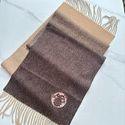 Okify Hermes Two Brown Scarf 35x180cm - 3