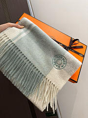 Okify Hermes Cashmere Scarf 30x180cm 21006 - 4