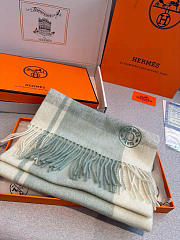 Okify Hermes Cashmere Scarf 30x180cm 21006 - 3