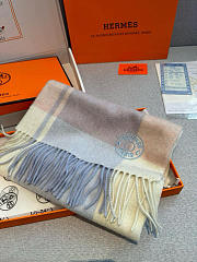 Okify Hermes Cashmere Scarf 30x180cm 21008 - 1