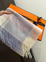 Okify Hermes Cashmere Scarf 30x180cm 21008 - 4