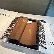 Okify Loewe Black And Brown Cashmere 30x180cm - 5