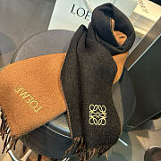 Okify Loewe Black And Brown Cashmere 30x180cm - 2