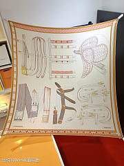 Okify Hermes Silk Cashmere Square Scarf 140x140cm 21015 - 1