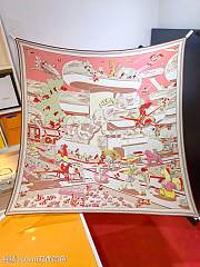 Okify Hermes Silk Cashmere Square Scarf 140x140cm 21021 - 1