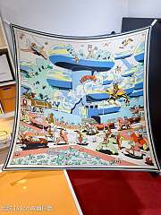 Okify Hermes Silk Cashmere Square Scarf 140x140cm 21023 - 1