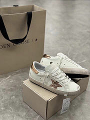 Okify Golden Goose Leather Super-Star Sneakers  - 4