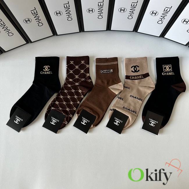 Okify CC Set 5 Pairs Of Socks 21046 - 1