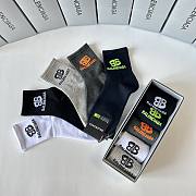 Okify Balenciaga Set 5 Pairs Of Socks 21050 - 3