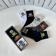 Okify Balenciaga Set 5 Pairs Of Socks 21050 - 2