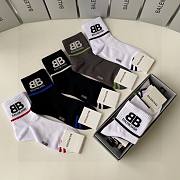 Okify Balenciaga Set 5 Pairs Of Socks 21052 - 4