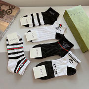 Okify Gucci Set 5 Pairs Of Socks 21054 - 4