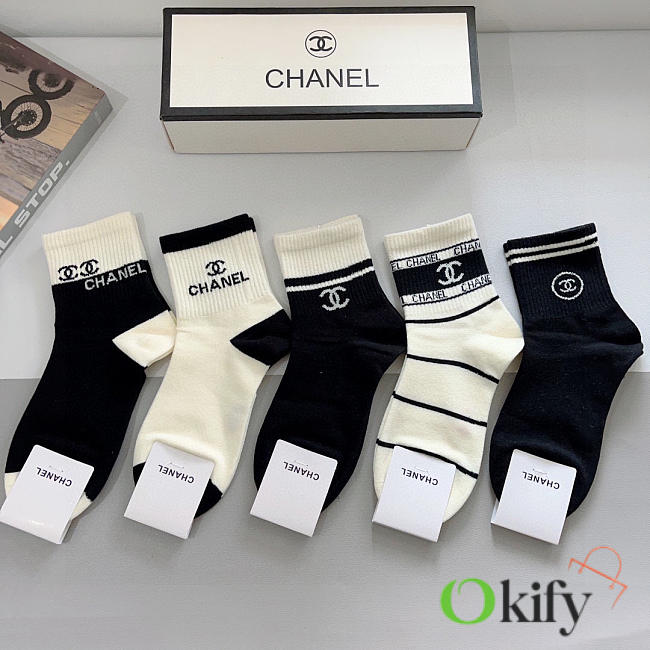 Okify CC Set 5 Pairs Of Socks 21055 - 1