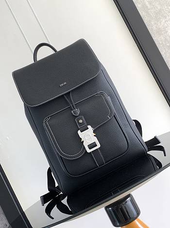 Okify Dior Saddle Backpack In Black 26.5x41x14cm 